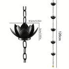 Cadena de Lluvia Flor de Loto